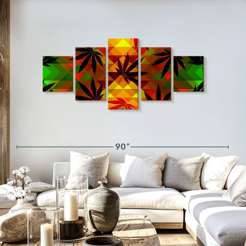 Marijuana Party, 30" H x 68" W