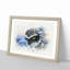 Owl in Nepal in Abstract - Picture Frame Graphic Art Print-55735114-55735116