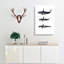 Orca Killer Whales by C.M. Scammon - Wrapped Canvas Print-55330406