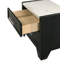 Table de chevet contemporaine à 2 tiroirs 1pc