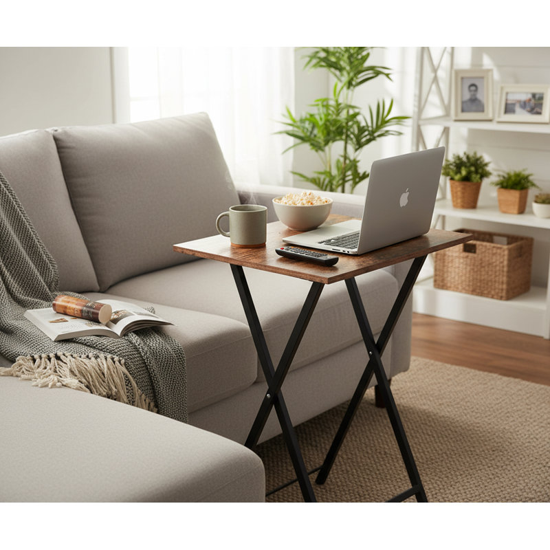 Tray Table, Rustic Brown/Black