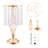 20PCS 43cm/16.9” Tall Crystal Wedding Flower Stand Vase for Party Decor