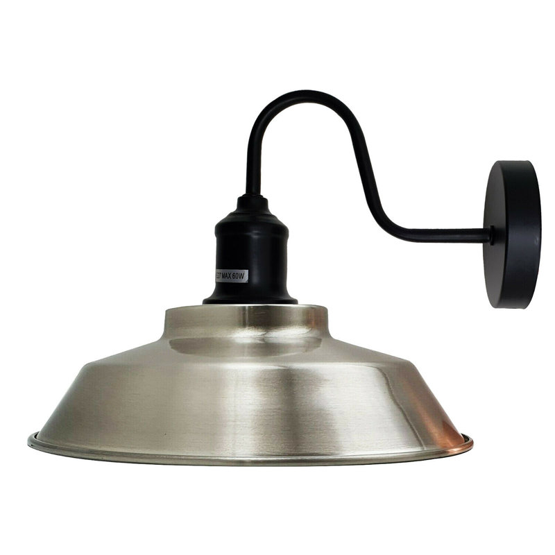 Goodridge Armed Sconce, Satin Nickel