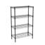 Unité de rangement multi-usages en métal 4 - tablettes réglables, antirouille, organisation efficace, résistance à la rouille, installation facile