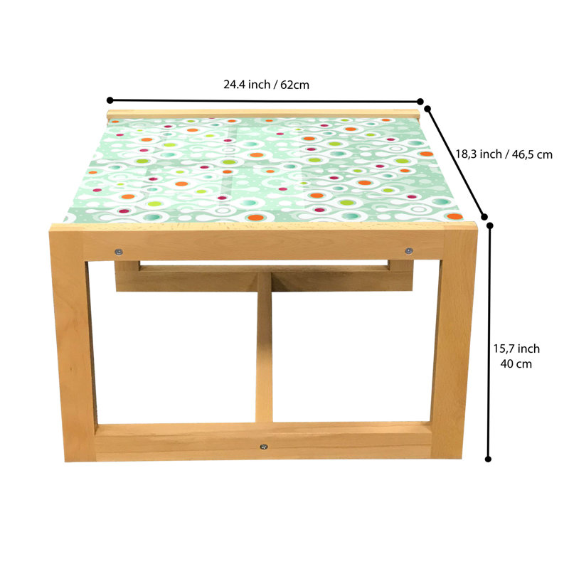 Jake-Tyler Sled Coffee Table, 62cm H x 46cm W x 40cm D
