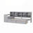 2 Drawers Daybed With Desk And Bookcase-412112773-415187654
