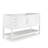 Caitline 60" W Modern Shaker Soft Close Doors Vanity Cabinet with Open Storage Shelf