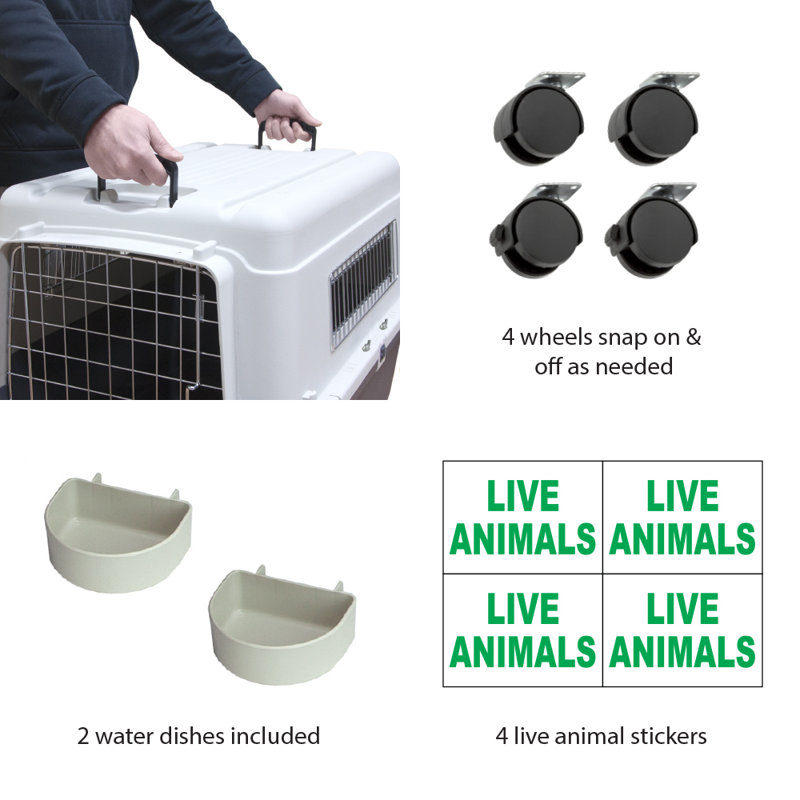 Cage pour animal Humphrey Premium, Très très grand (H 31,5 po x l 26,25 po x P 39,5