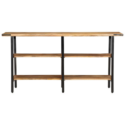 Solid Wood Top Console Table