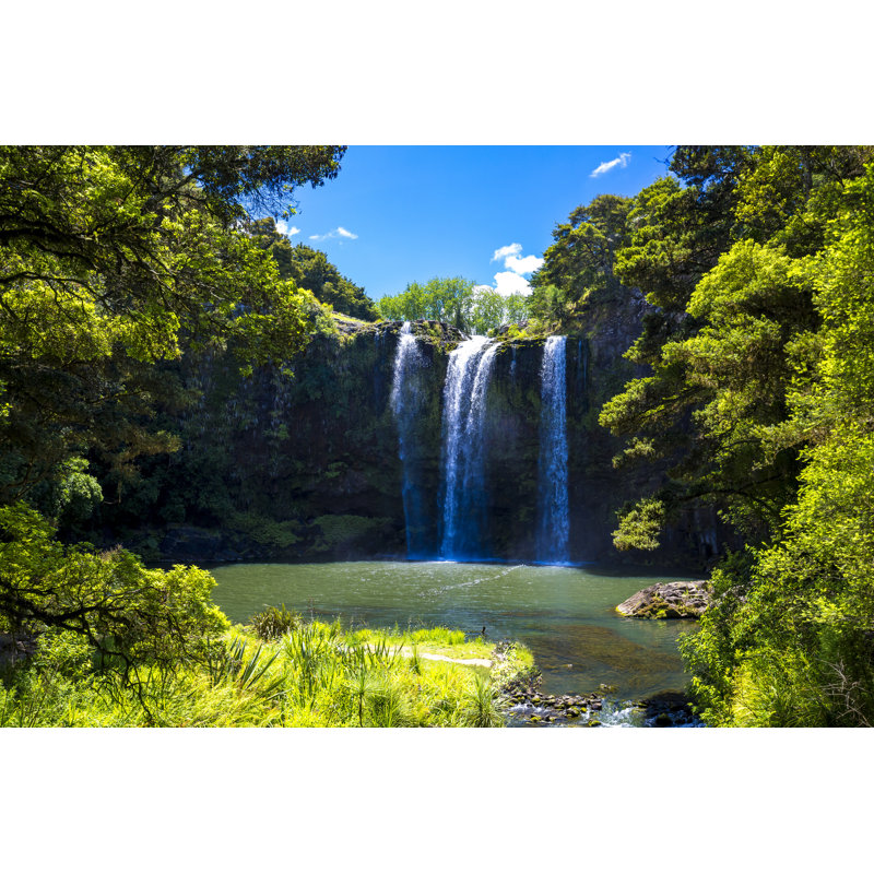 Whangarei Falls by Denizunlusu - Wrapped Canvas Print, 61cm H x 91cm W x 3.8cm D