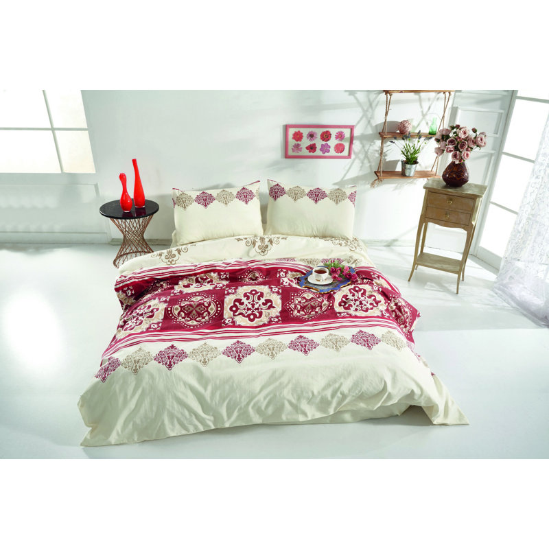 Ensemble de housse de couette 100% coton 4 pièces Vandiver
