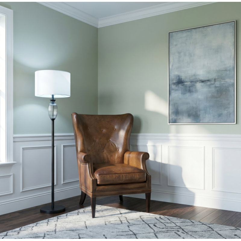 Maya Wingback Chair, Memento Event Dark Brown Genuine Leather