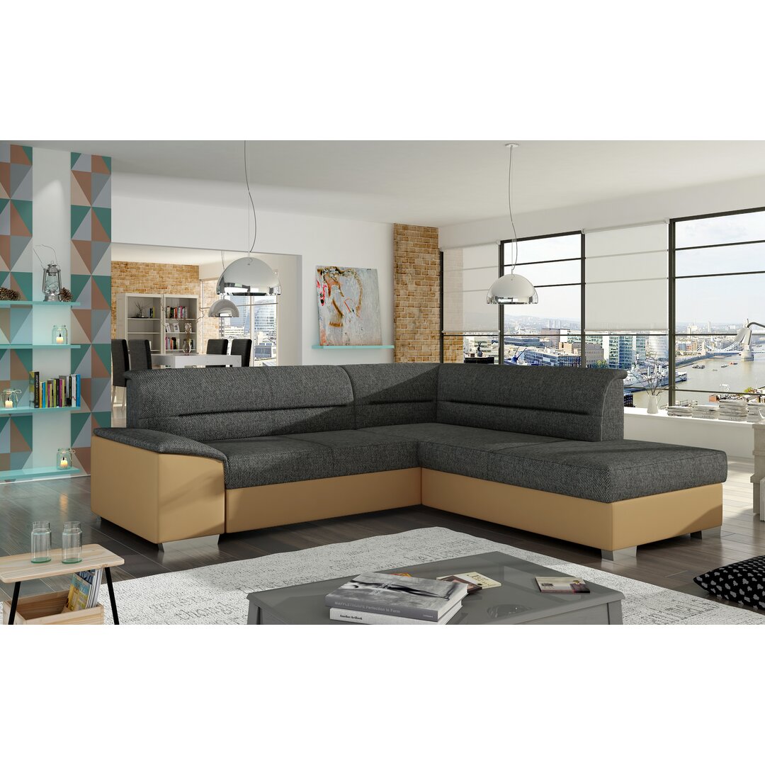 Ecksofa Gervais mit Bettfunktion