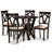 Alvordton Brandermill 5 - Piece Ruberwood Solid Wood Dining Set