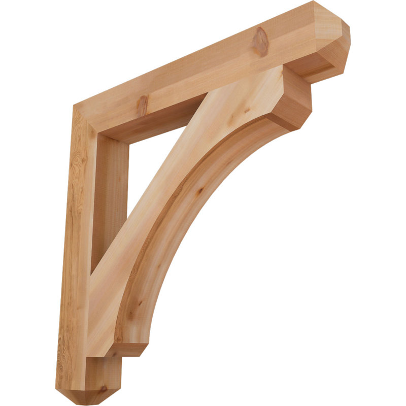 Support lisse Legacy Craftsman, H 42 po x l 5,5 po x P 42 po, Cèdre rouge
