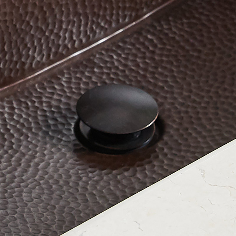 Dome 1.5" Drain Stopper Bathroom Sink Drain, Oil Rubbed Bronze