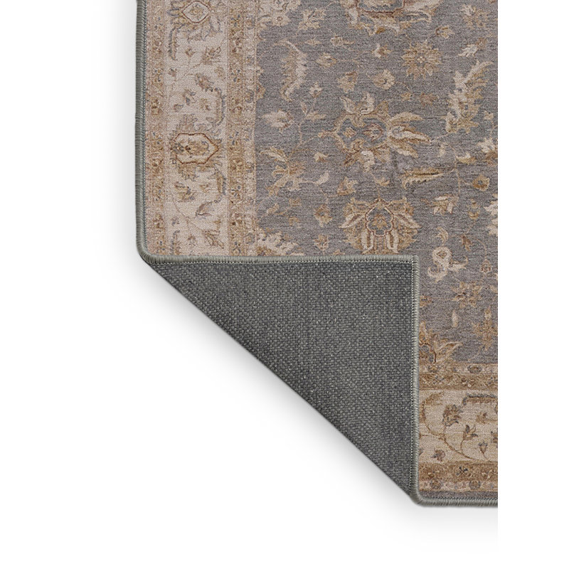 Tapis bleu / beige Kachazun, Rectangle 8 pi x 12 pi