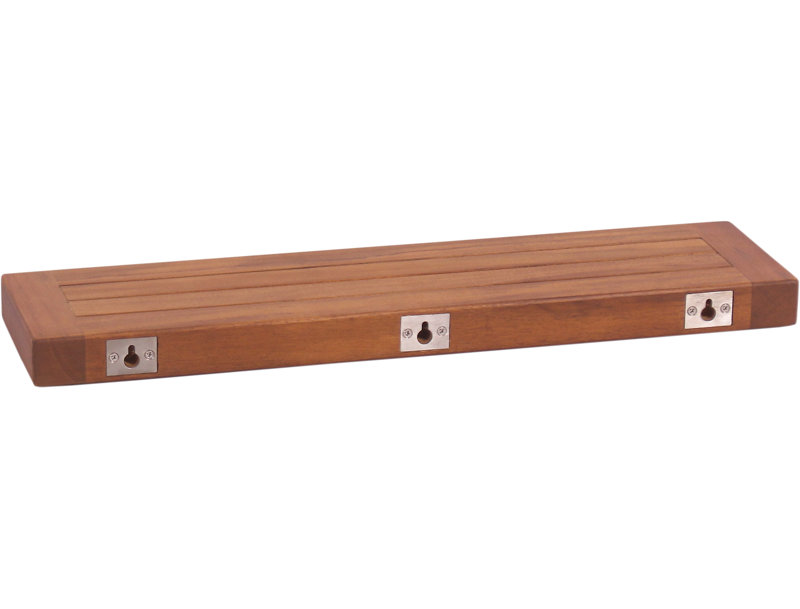 Obi Teak Floating Shelf, 2" H x 24" W x 6" D