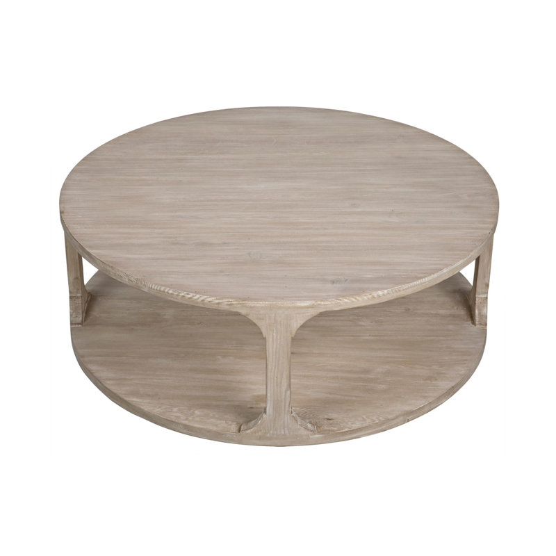 Gimso Solid Wood Coffee Table, Espresso, 17" H x 48" L x 48" W