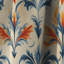 Ikat orange et bleu - 1 rideau occultant en velours-107536496