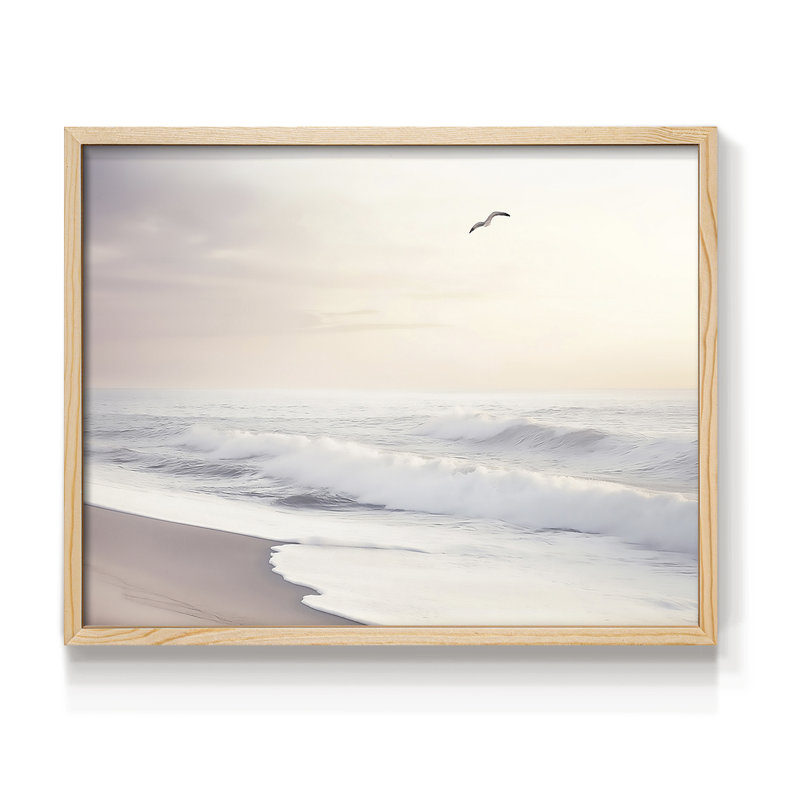 Série nautique-XXII - Reproduction encadrée - Restickable, Naturel, H 11 po x l 14 po