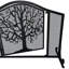 Analeia 43" 3-Panel Iron Fire Screen