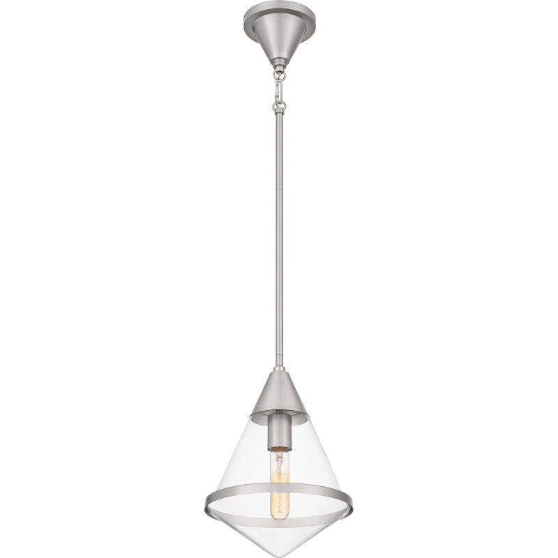 Calaysia 1 - Light Geometric Pendant, Brushed Nickel