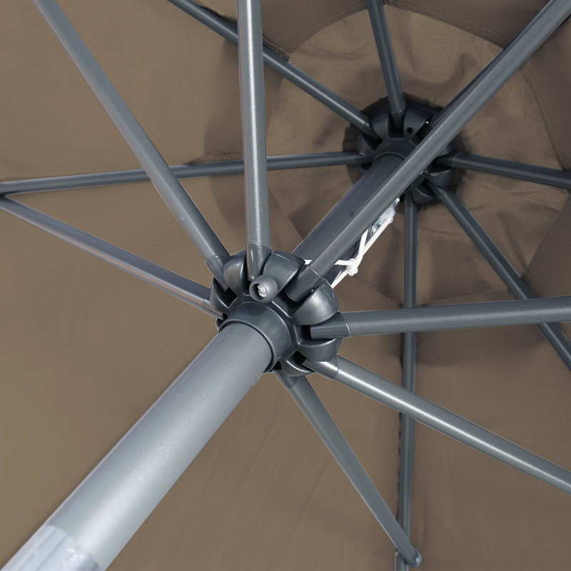 300cm Market Parasol, Brown