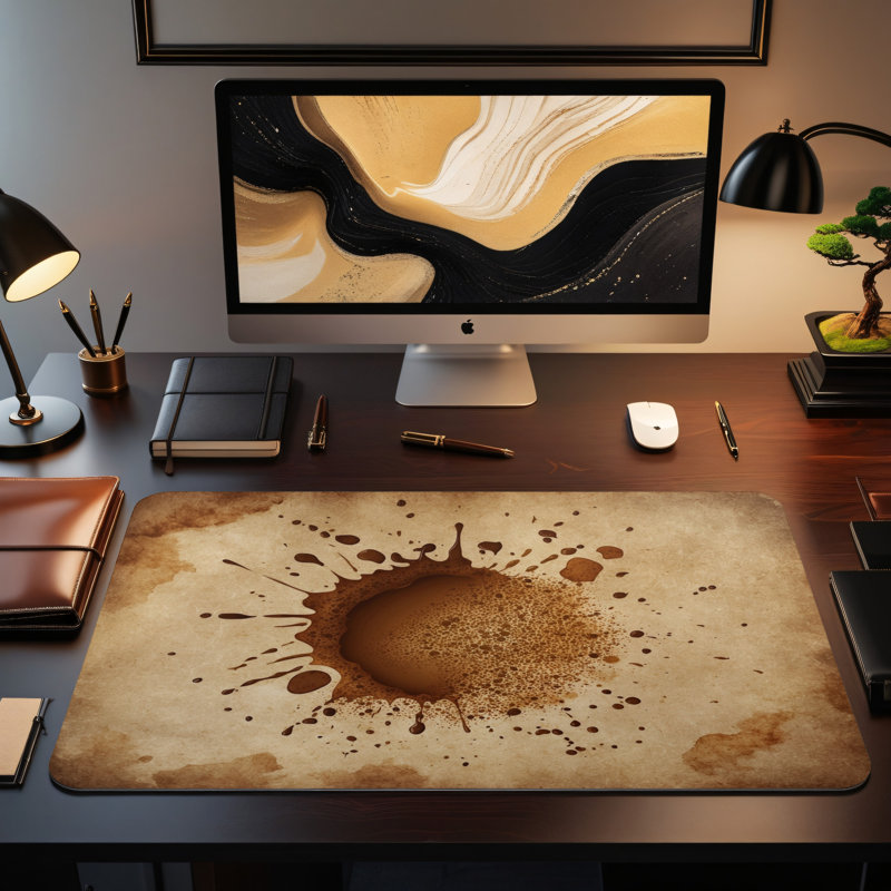 Polyester Desk Pad, 31.5x15.5