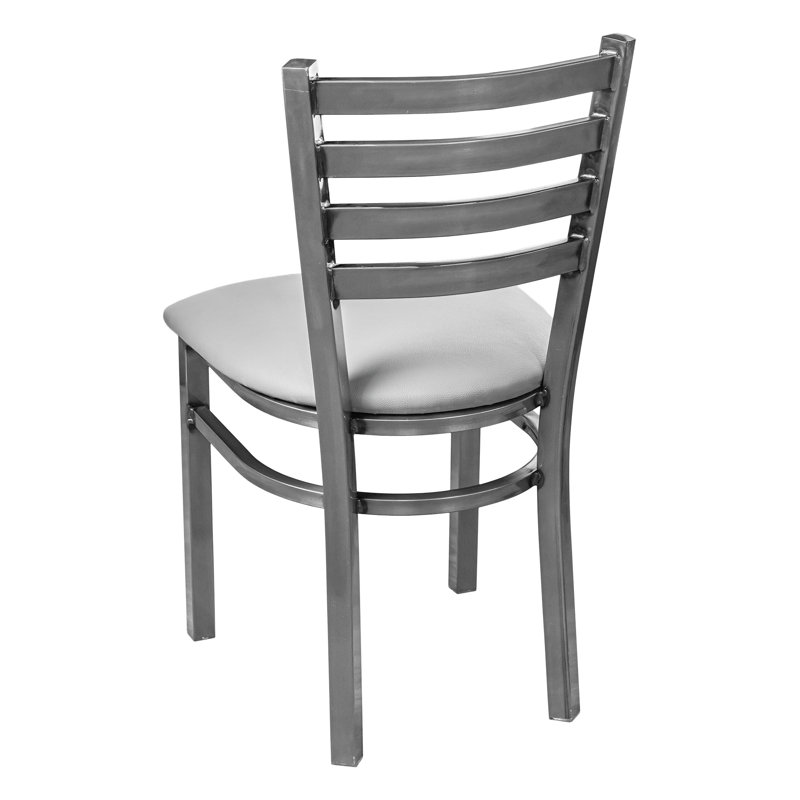 Ensemble de table ronde 36 "avec chaises, Gris, Gris/argent