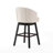 360 Degree Swivel Bar Stool With Stunning Nailhead Trim, Set Of 2