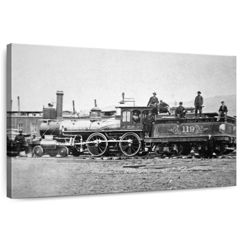 Locomotive no. 119 Mehar Union Pacific, H 8 po x l 12 po