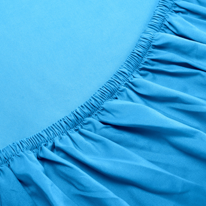 Ensemble de draps pour enfants, Ensemble de draps pour grand lit + un drap-housse, Bleu pur