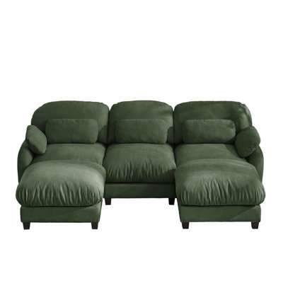 Modular U-Shaped Sectional Sofa