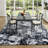 Machine Washable Area Rug Soft Vintage Low Pile Rug with Non Slip Backing for Bedroom Entrance Corridor