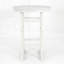 Ensemble de bar rond 3 pièces avec 2 tabourets de bar