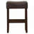 26.75" Backless Leather Counter Height Barstool
