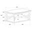 Table basse Bianca Merlot
