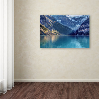 Fabrizzio "Lake Louise Sunlight" par Pierre Leclerc, reproduction de photo sur toile tendue