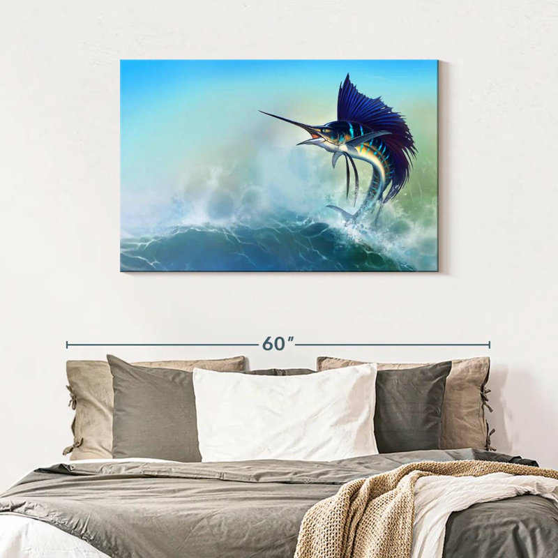 Sailfish Jump, H 30 po x l 45 po