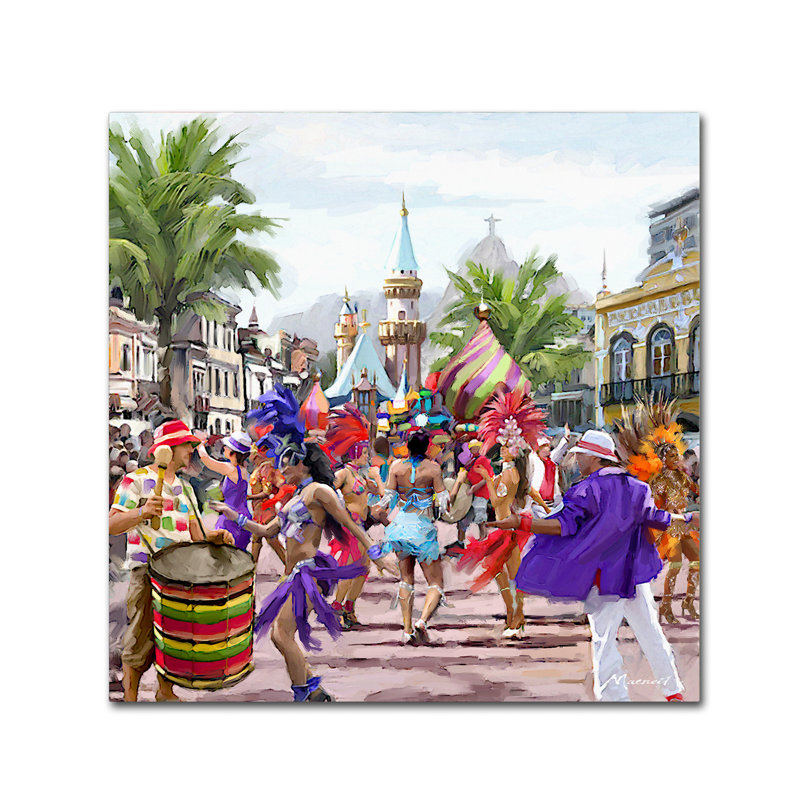 Armand «Rio», reproduction sur toile, H 14 po x l 14 po x P 2 po