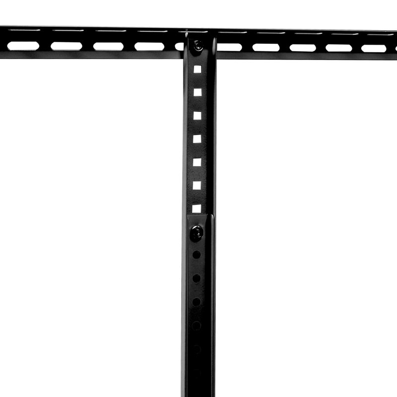 Support de rangement pour garage 2X8ft, Noir, H 38,63 po x l 96,03 po x P 24,03 po