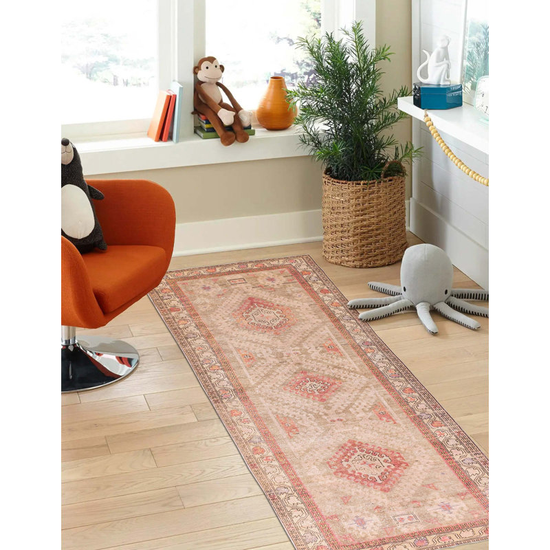 Antalya Vintage Tan Rug 3'10" x 9'9"