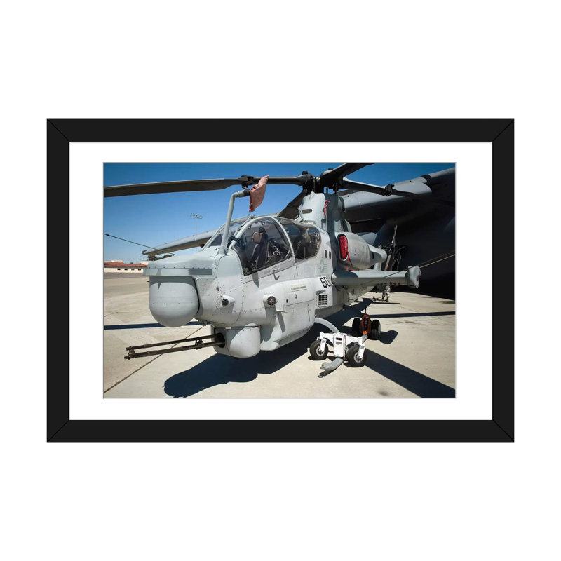 AH-1Z Super Cobra Attack Helicopter by Stocktrek Images - Gallery-Wrapped Canvas Giclée on Canvas, 16" H x 24" W x 1" D