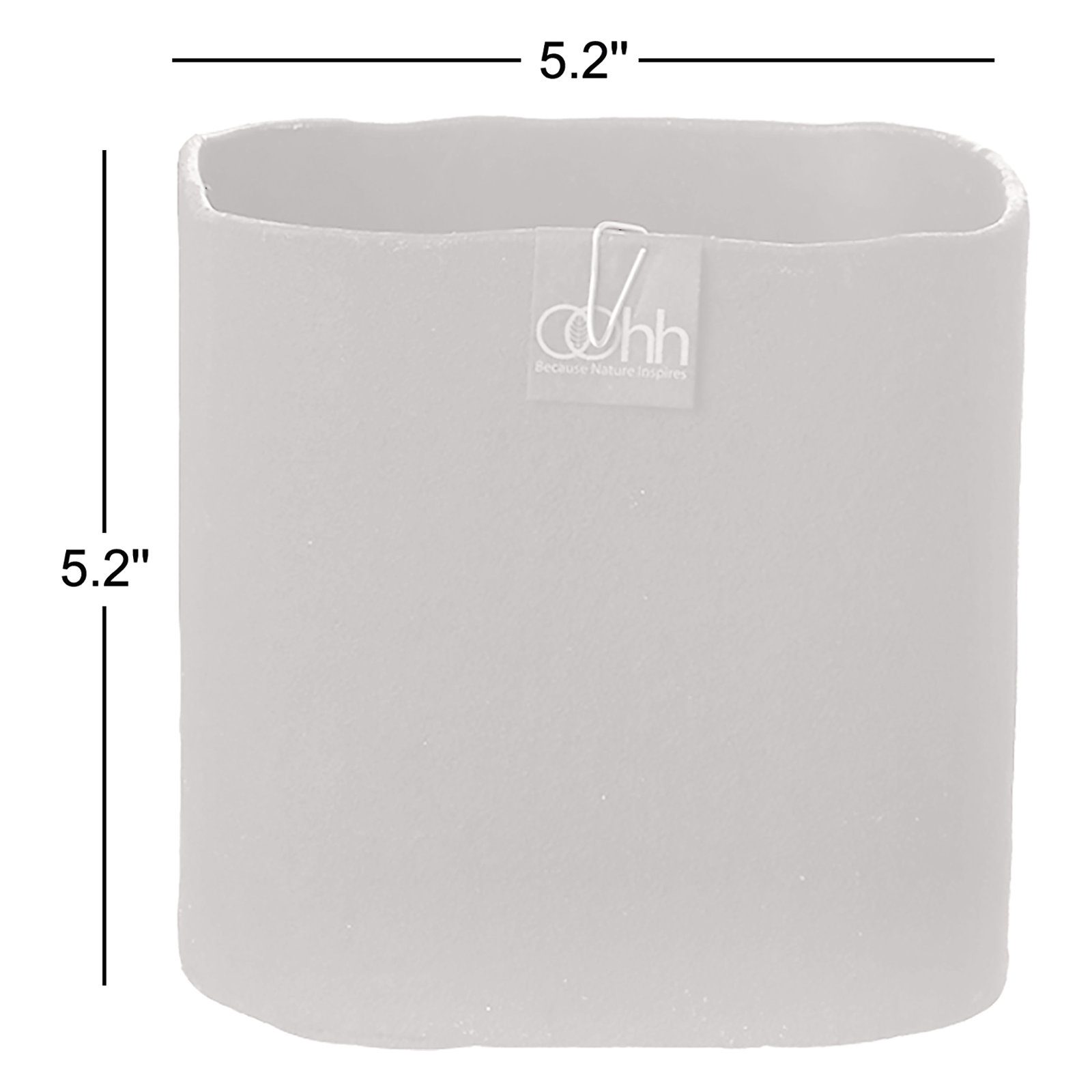 5" Pot Planter, Black, Large