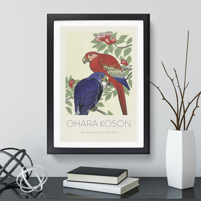 Parrots by Ohara Koson - Picture Frame Painting