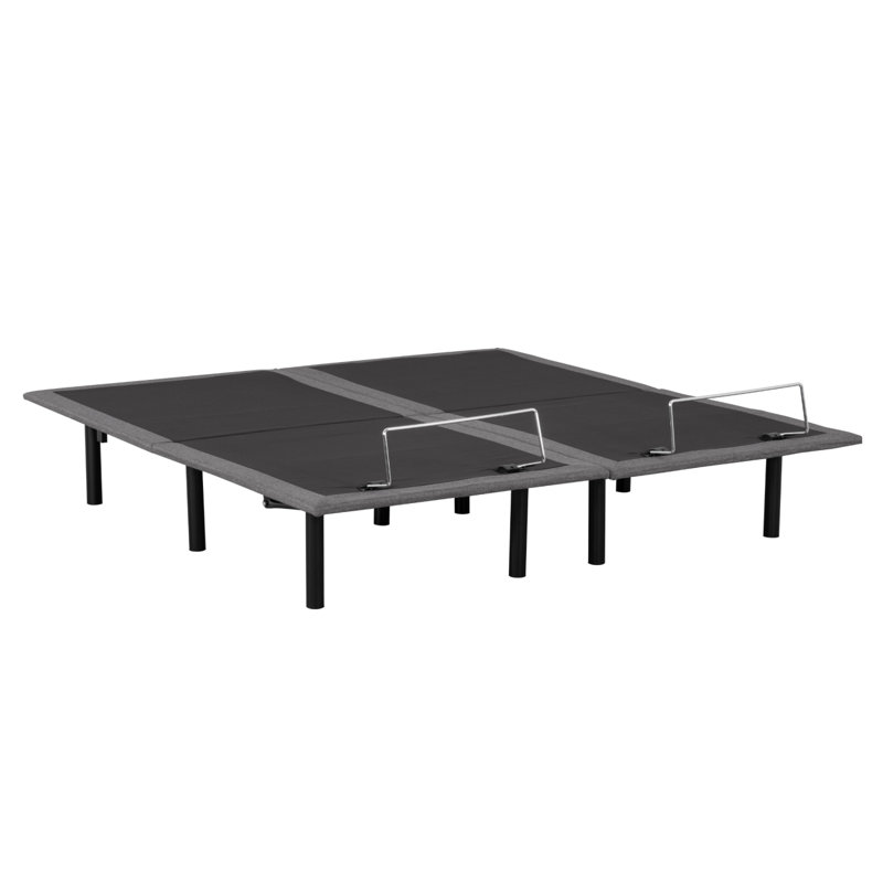 Base de lit réglable traditionnelle avec télécommande câblée, base de lit très grand pour chambre à coucher, structure en métal,