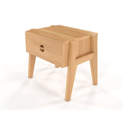 Eng 45cm W Manufactured Wood Bedside Table