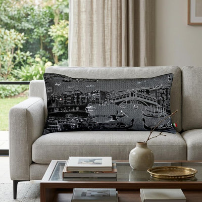 Coussin lombaire blanc Venice