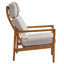 Fauteuil rembourré gris-1608443133